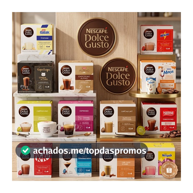 DOLCE GUSTO Capsulas de Café 10 Unidades Nescafé Vários Sabores