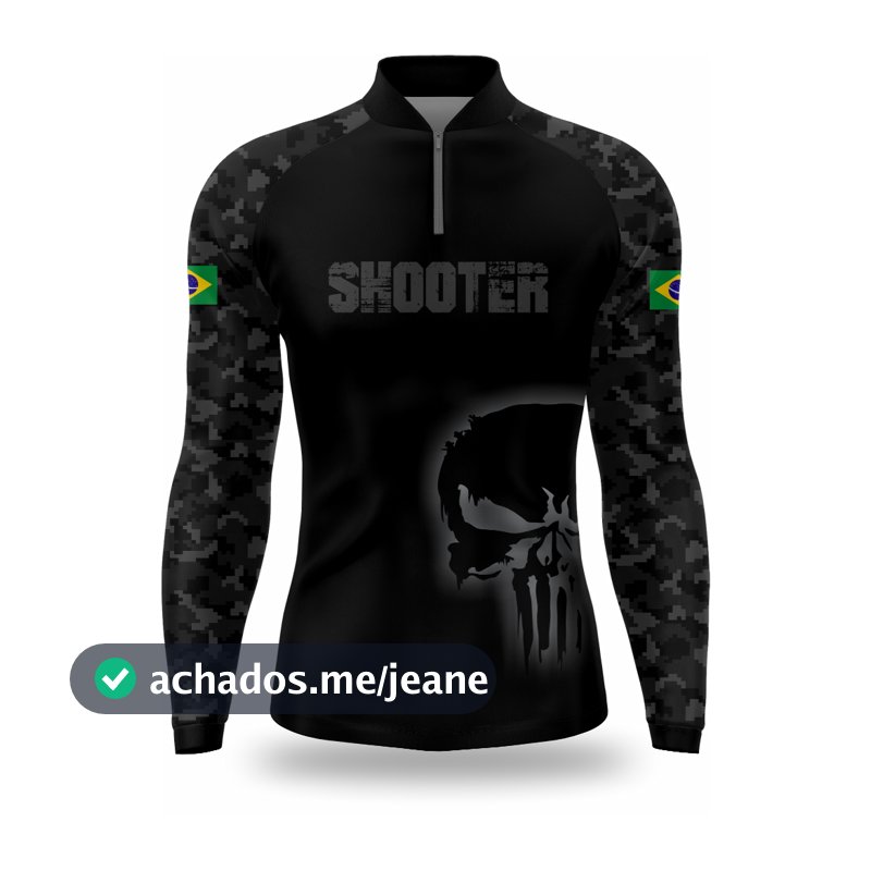 CAMISA BLUSA SHOOTER  COM PROTEÇAO UV