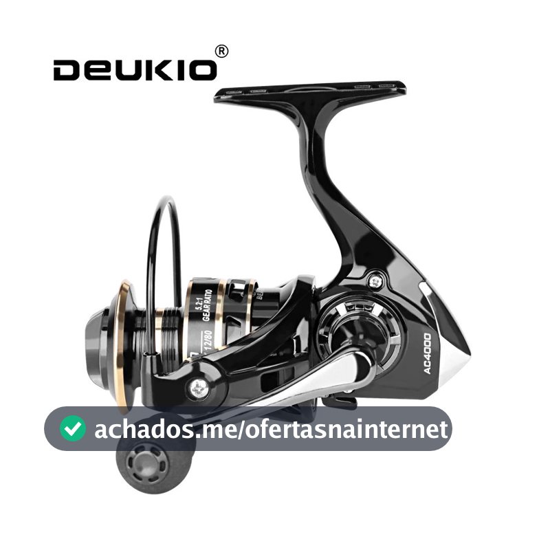 molinete de pesca Cana De Pesca Molinete 40Kg Max Drag Power Água Salgada 17 + 1BB Murah molinete de pesca 6000 carretel de pesca vara de pesca molinete metal