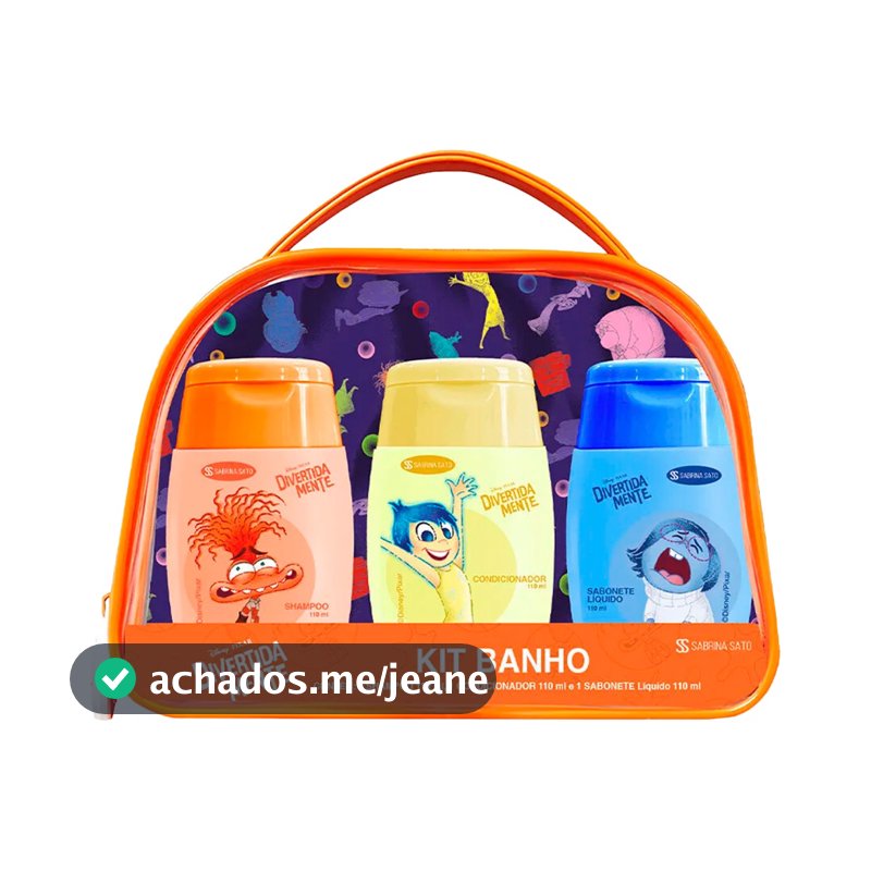 Kit Banho Necessaire + Shampoo + Condicionador + Sabonete