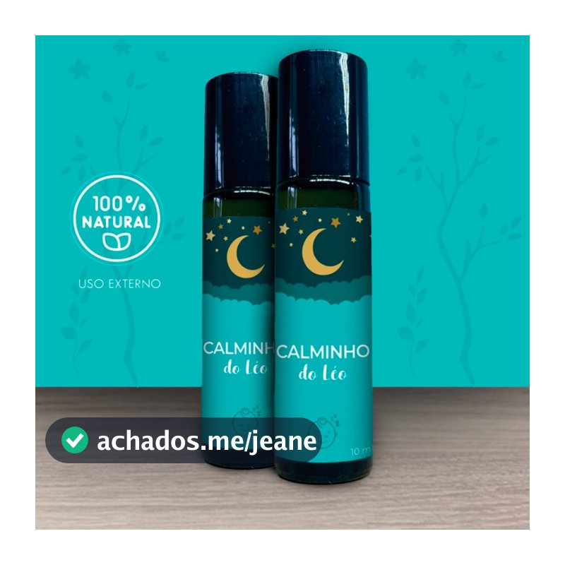 Kit 2 Óleos Essenciais Aromaterapia Calminho Do Leo Com Propriedades Cicatrizantes 100% Natural