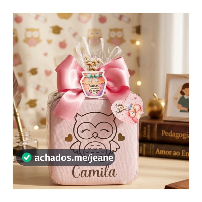 Porta Joias Personalizado Professora | Presente Dia dos Professores