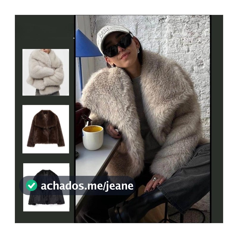 Mulheres Jaqueta De Pele Do Falso Outono Inverno Lapela Grande Gola Quente Grosso Casaco Curto Feminino Elegante Moda Ou