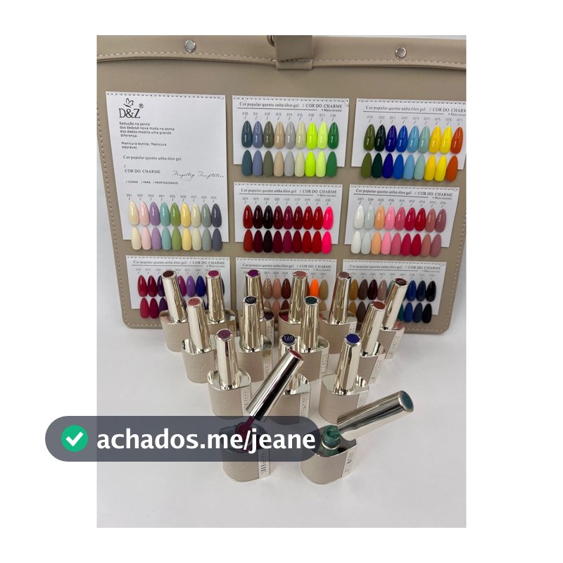 Kit Esmaltes Em Gel 72 Cores Gcovelis