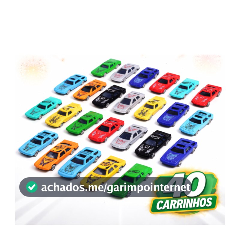 Kit Carrinhos Coloridos Estilo Hot Wheels Roda Livre Miniaturas Colecionáveis Brinquedo Menino