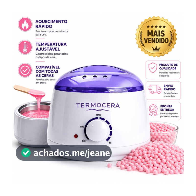Aquecedor Panela de Cera Quente Panela Elétrica para Depilação Termocera 110v ou 220v