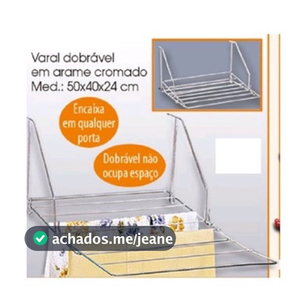 Varal Dobrável para Porta