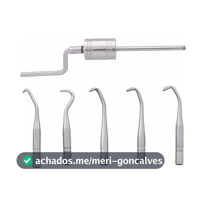 Saca Prótese com 5 Pontas Aço Inox