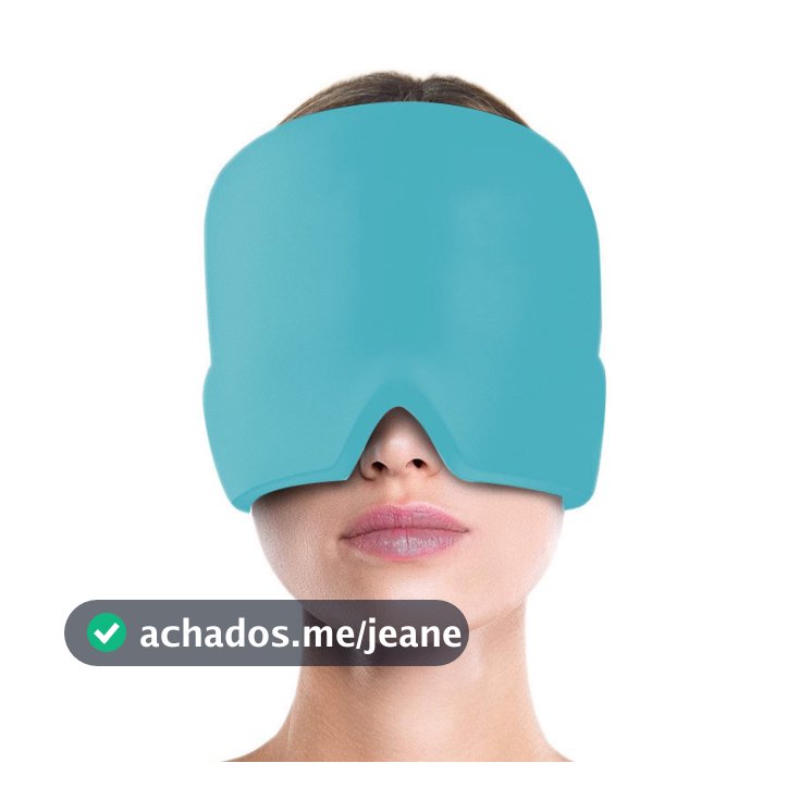 Touca  trata dor da Cabeça Chapéu De Alívio Da Enxaqueca Máscara De Terapia Fria Quente Confortável