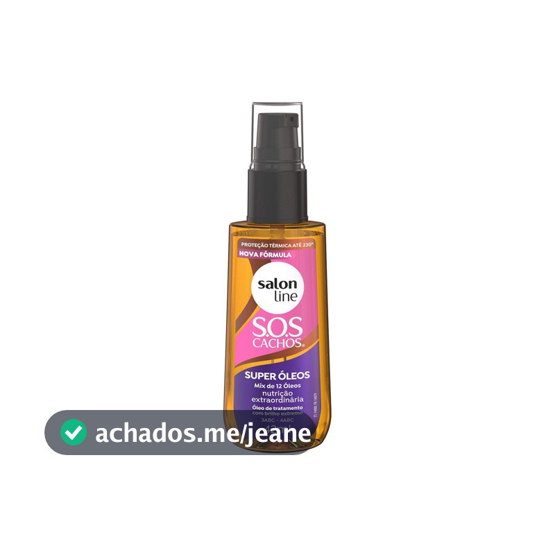 Óleo de Tratamento SOS Cachos Super Óleos 42ml