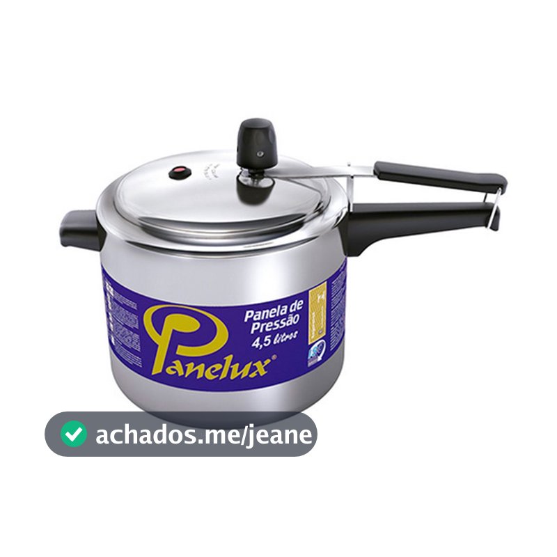 Panela de Pressão Polida 4,5 litros Panelux - 0501001029