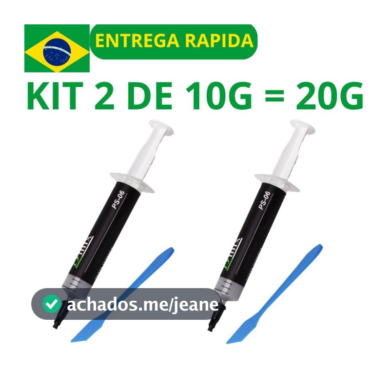 Pasta térmica dmix 1g / 5g / 10g / 30g Computadores, Pc Gamer, Placas de video, Notebooks, Ps4 Xbox.