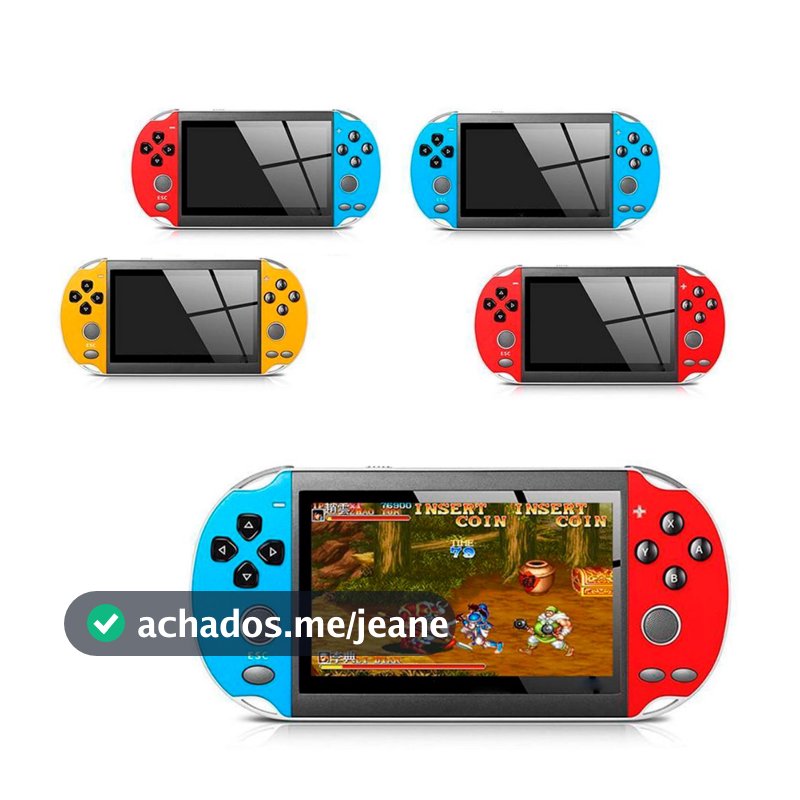 Video Game Portátil Retrô Plus Tela Grande 4.8 Polegadas - Envio Imediato