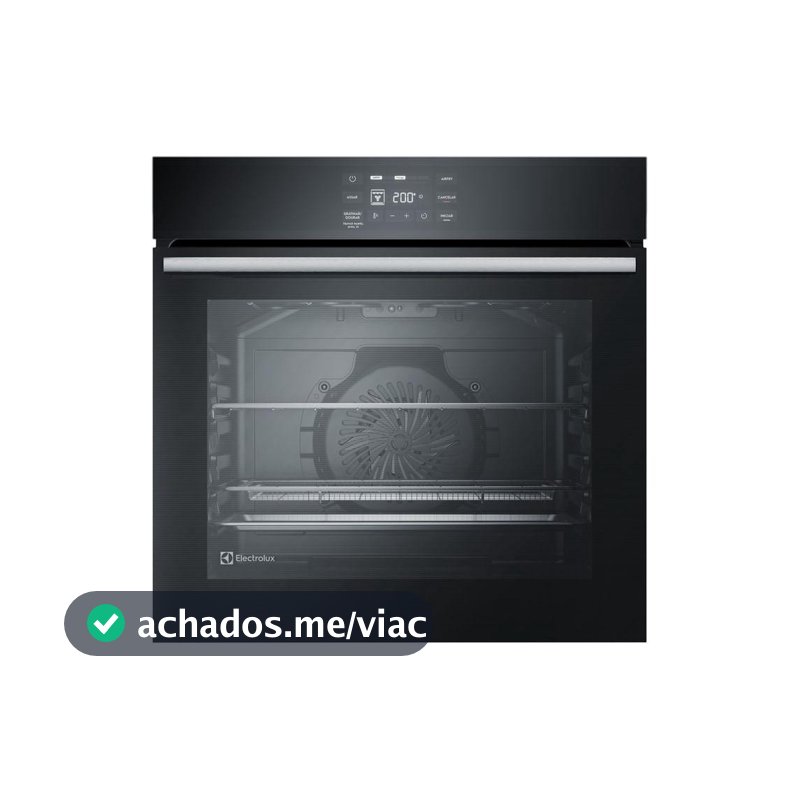 Forno Elétrico de Embutir Electrolux Experience com 80 Litros de Capacidade, Grill e Painel Touch Preto - OE8EA
