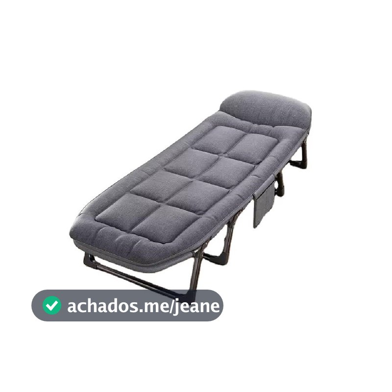 Cama Dobrável Portátil Espreguiçadeira Regulável Descanso