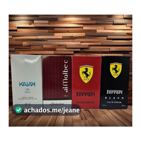 Kit 4 perfumes masculino 100ml cada