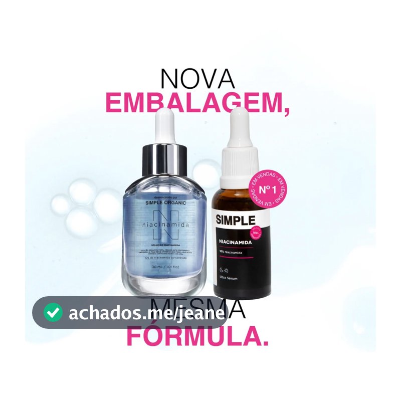 Simple Organic Ultra Sérum Niacinamida