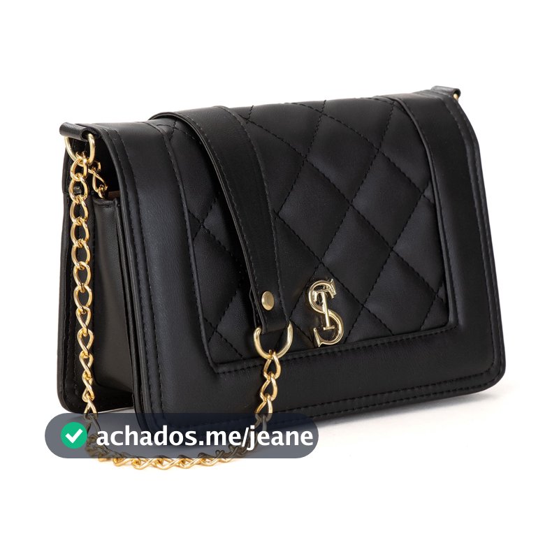Bolsa Feminina Matelasse Transversal Cluth Alça Corrente
