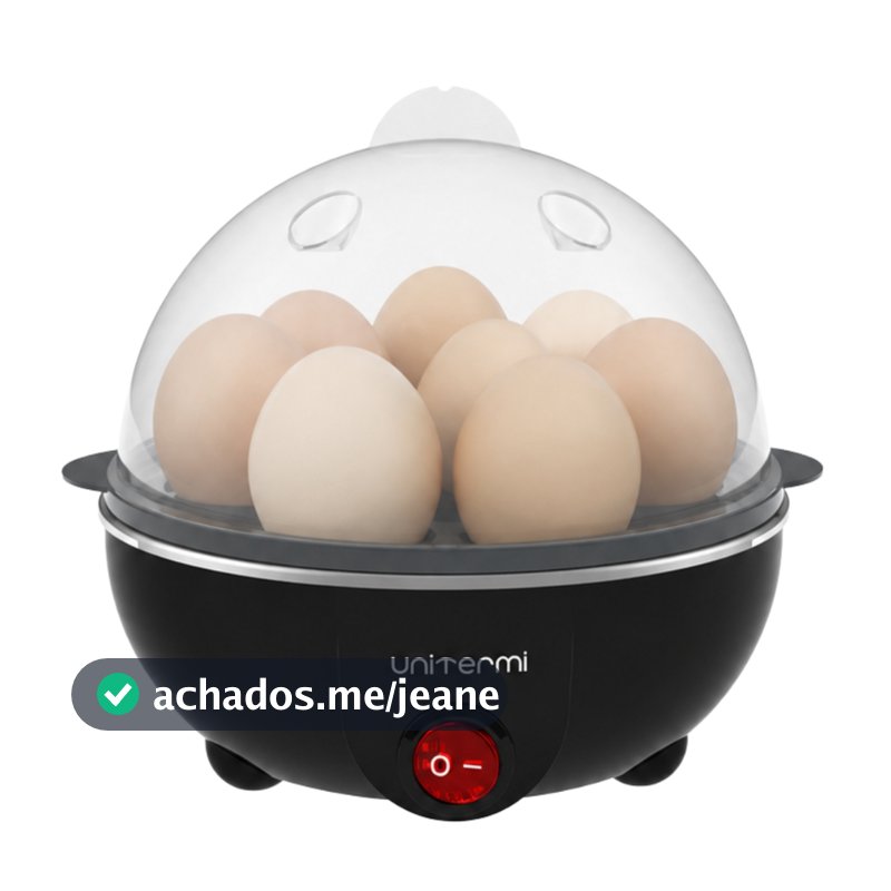 Cozedor de Ovos Eletrico Preto 127v 6.3.470 Unitermi