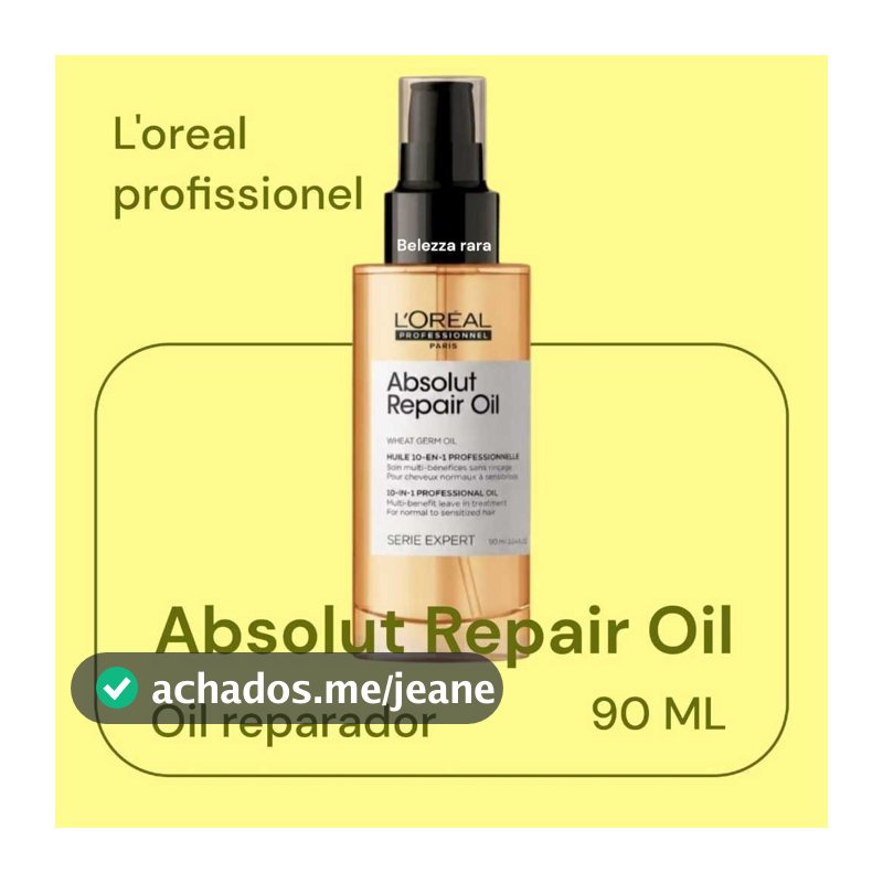 Óleo Capilar 90ml. Com nutrição, toque suave e brilho.