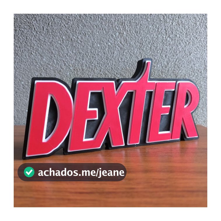 Letreiro Dexter Decorativo | 2 Modelos de Placas Decorativas da Série Dexter