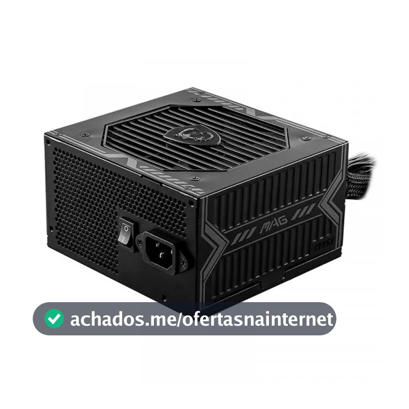 Fonte ATX MSI 650W MAG 2.4 PCIE 80 Plus Bronze 306-7ZPAX39-HH9
