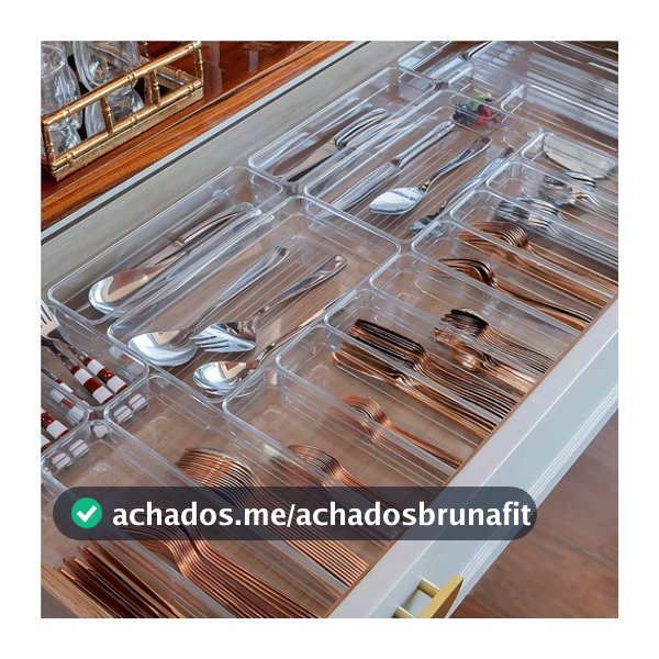 Escolha Seu Kit Organizador Acrílico Transparente Empilhável Amobox