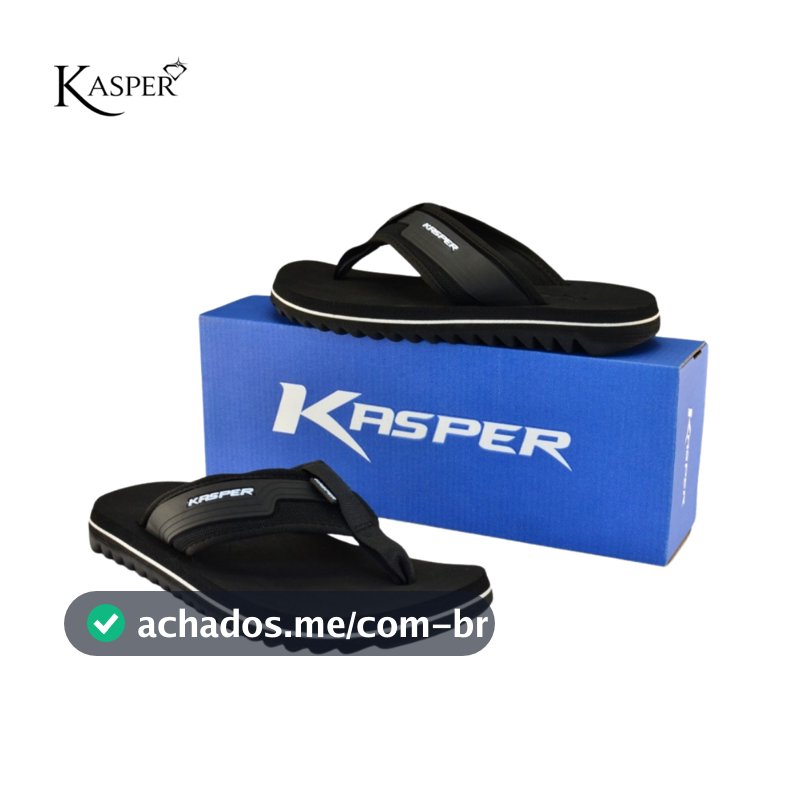 Sandália Chinelo   KASPER Original Leve Macio e Confortavel Promoção