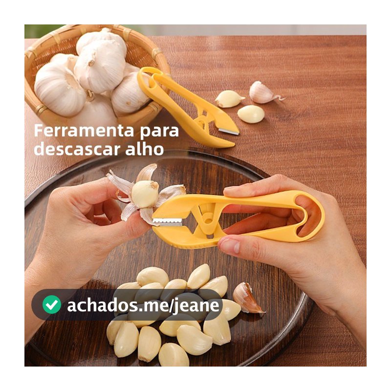 Descascador Multifuncional de Alho, Clipe de Cozinha, Ferramenta de Descascar Alho, Descascador de Alho
