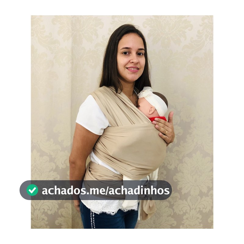 Sling Bebe Canguru Mamãe Passeio Unissex Varias Cores Pano Para Carregar