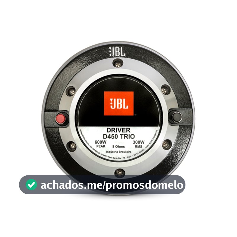 Driver Jbl Selenium D450 Trio 300W Rms 8 Ohms