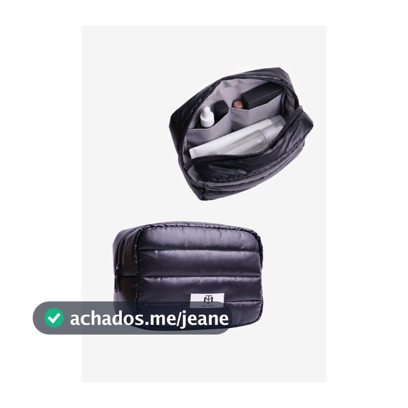 Necessaire Maquiagem Moda Travel Puffer Viagem Dia a Dia