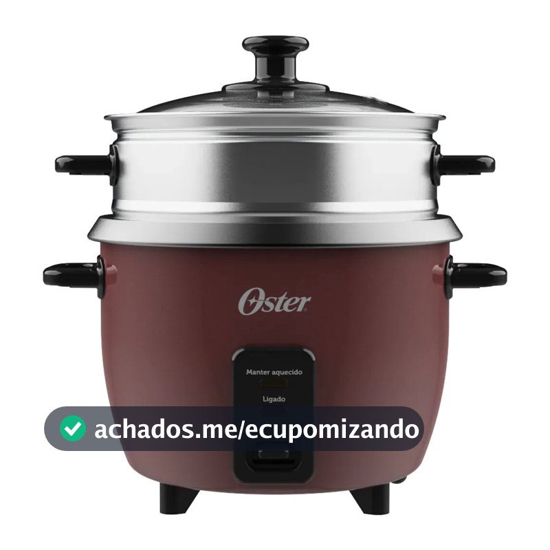 Panela Elétrica de Arroz 1L Oster Bordô