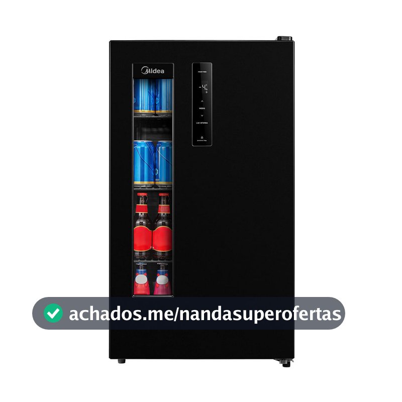 Cervejeira Frost Free 82 Litros Preta Midea