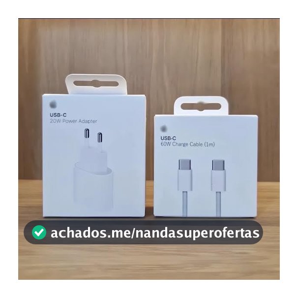 [Carregador completo] USB-C Compatível/IPH/KIT 15, 15 Pro, 15 Pro Max e 16, 16 Pro, 16 Pro Max, 17, 17 Pro, 17 Pro 20W