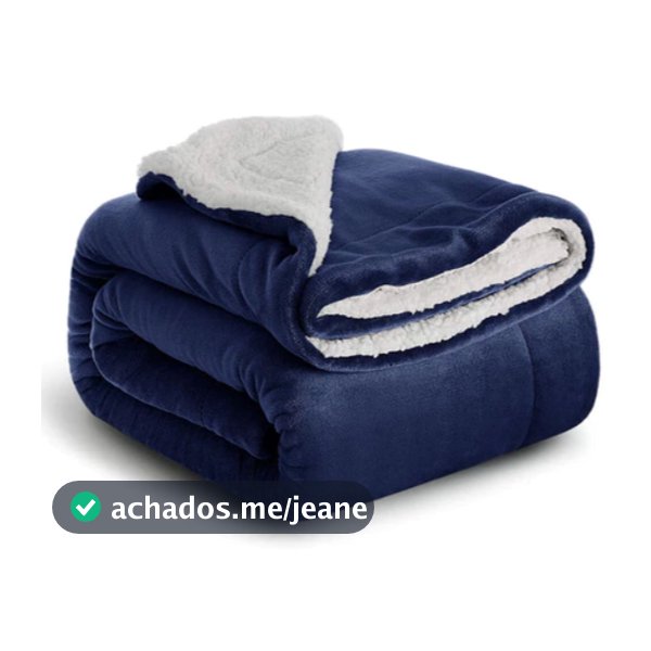 Coberdrom Sherpa Queen Dupla Face Macio Fofo Cobertor e Edredom Para Inverno Lã Carneiro 2,40 x 2,20
