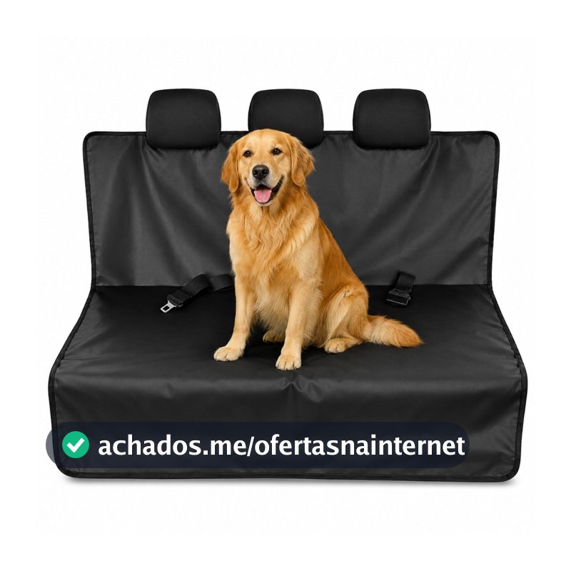 Capa Transportadora Pet Impermeável Banco Carro Universal Anti Pelo Cães e Gatos