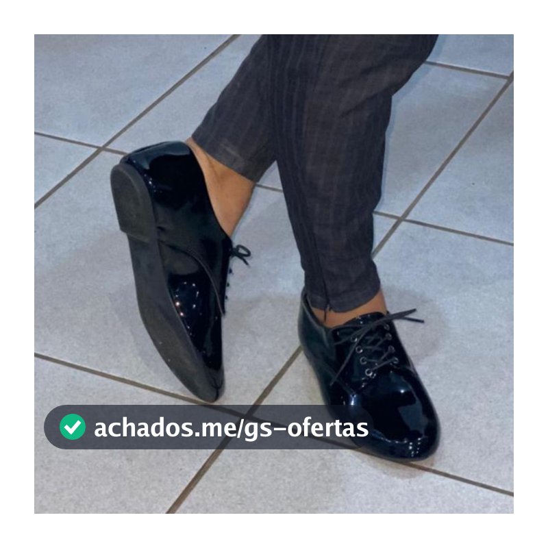 Sapato oxford preto bico redondo Sapato Oxford preto bico redondo