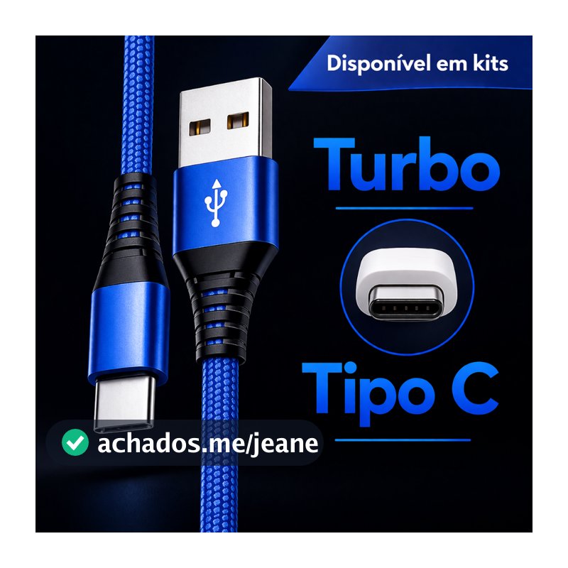 Cabo de Carregador Usb-c Antiquebra 2 Metros Tipo C