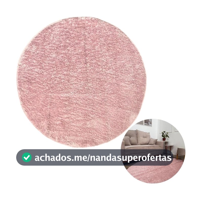 Tapete Sala Charmoso Sofisticado Decorativo Salão Lash Rosa Quarto Delicado Menina Antiderrapante 1m