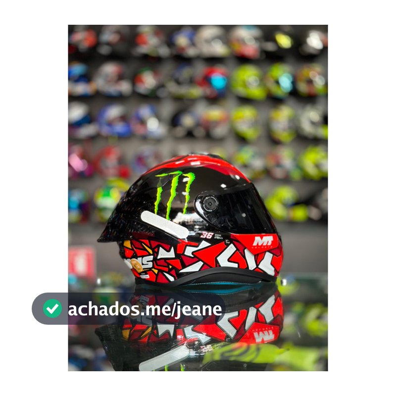 Capacete MT Targo S Piqueras B5 Red Gloss