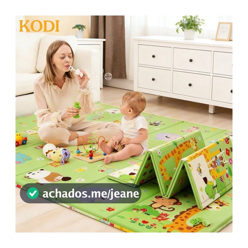 Tapete Infantil Dobrável Dupla Face À Prova D'água Atividade Bebê Impermeável 1802000.8cm-S13