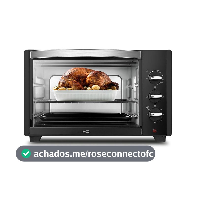 Forno Elétrico HQ 48 Litros HQ48D 1600W Preto 127V