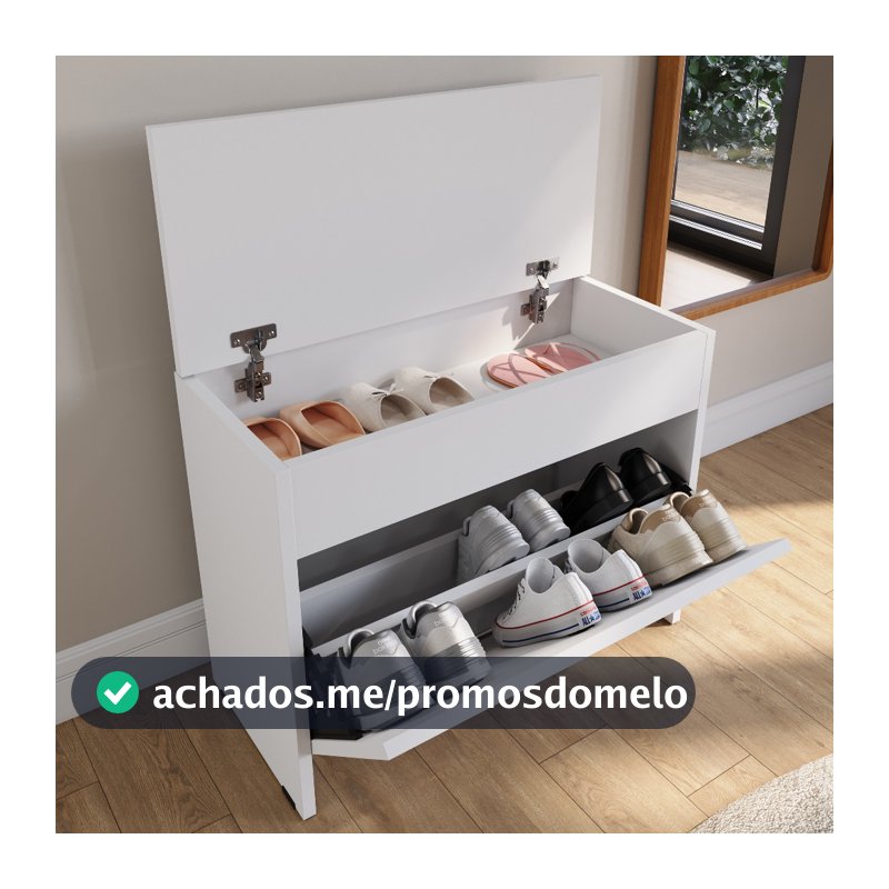 Sapateira Elite com Baú – Ideal para Hall de Entrada, Quartos e Closets