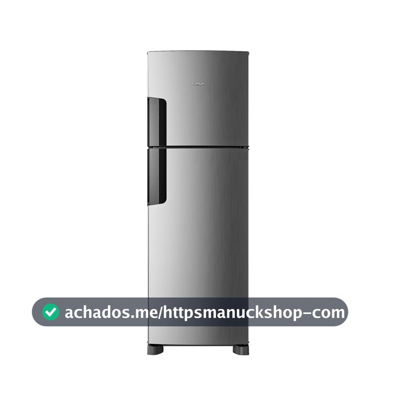 Geladeira Frost Free Duplex Consul 377 Litros cor Inox - CRM44MK