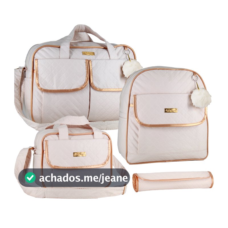 Kit Bolsa Bebe Mala Saída Maternidade com Mochila Menino Menina Impermeável Multifuncional