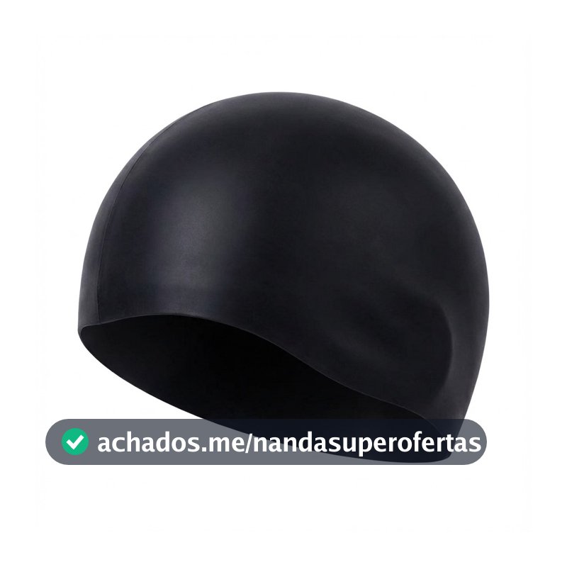 Touca de Natação Silicone Unissex Adulto Elástica Impermeável com Proteção de Orelha para Cabelos Longos e Curtos