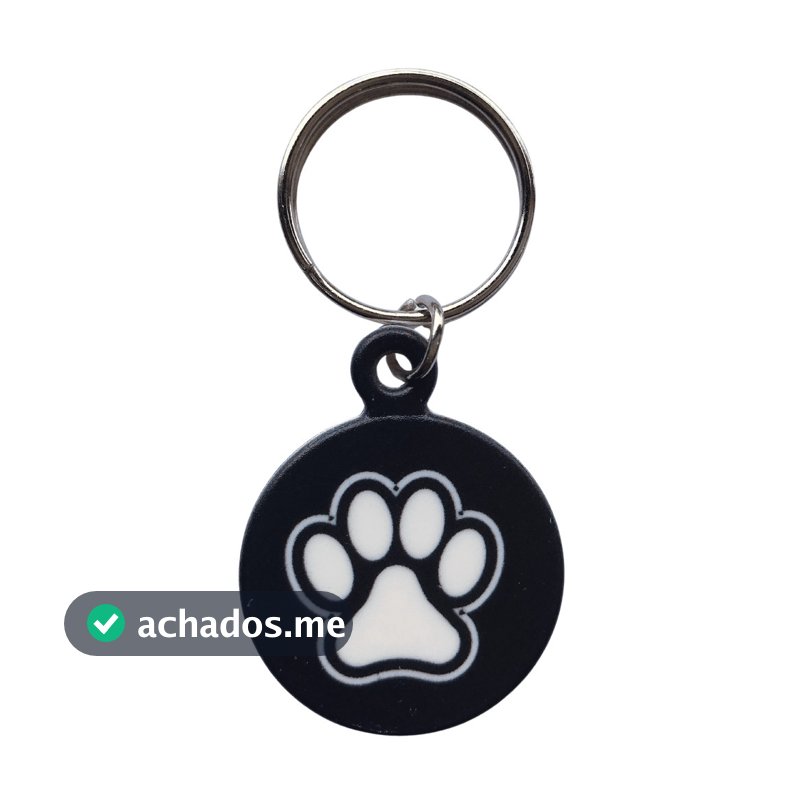 Pingente Identificador QR Code para Cães e Gatos - Plaquinha de identificação