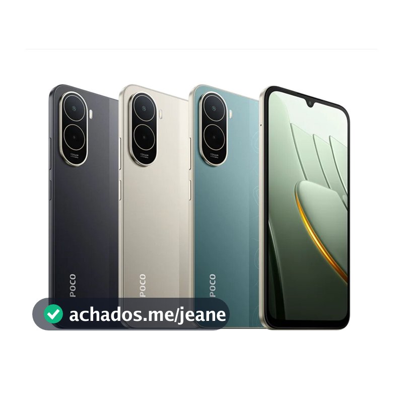 Novo Celular Xiaomi Poco C81 Pro NFC 128GB ou 256GB 4GB RAM Lacrado Original Pronta Entrega