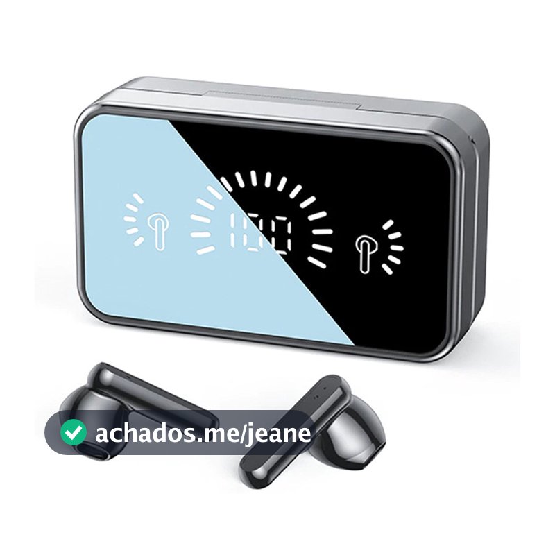 Fone De Ouvido Bluetooth TWS M10/S20 Alto Espelho 5.2 Sem Fio Com Estéreo Binaural Touch HIFI